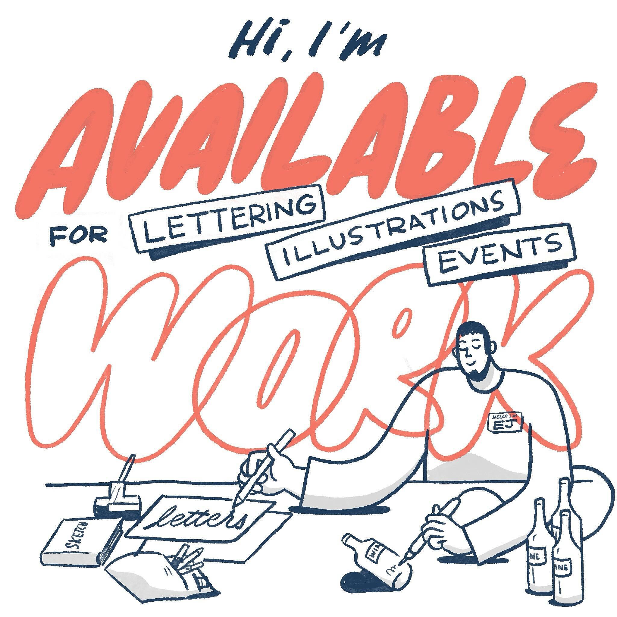 Excited to announce my return to freelancing! Despite recent challenges, leaving my full-time job led me to the dynamic world of freelancing. Offering lettering services to elevate brands, including luxury and tech companies. Let&rsquo;s connect and 