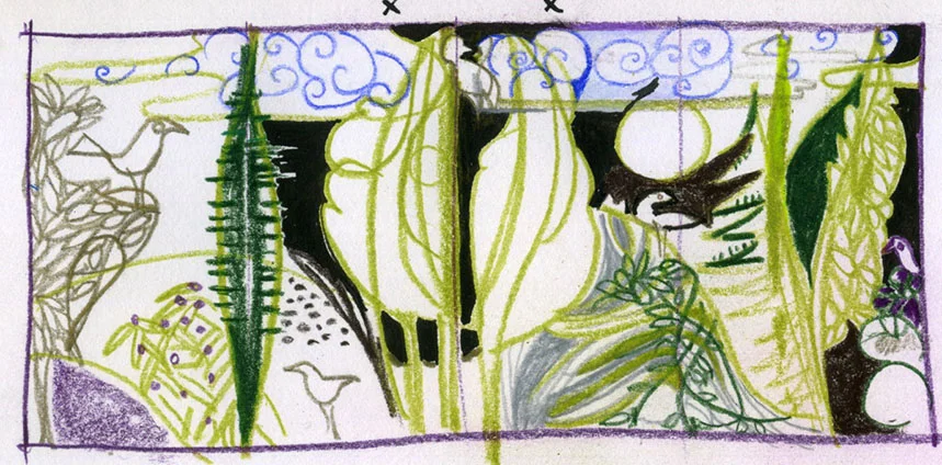 Forest rough sketch