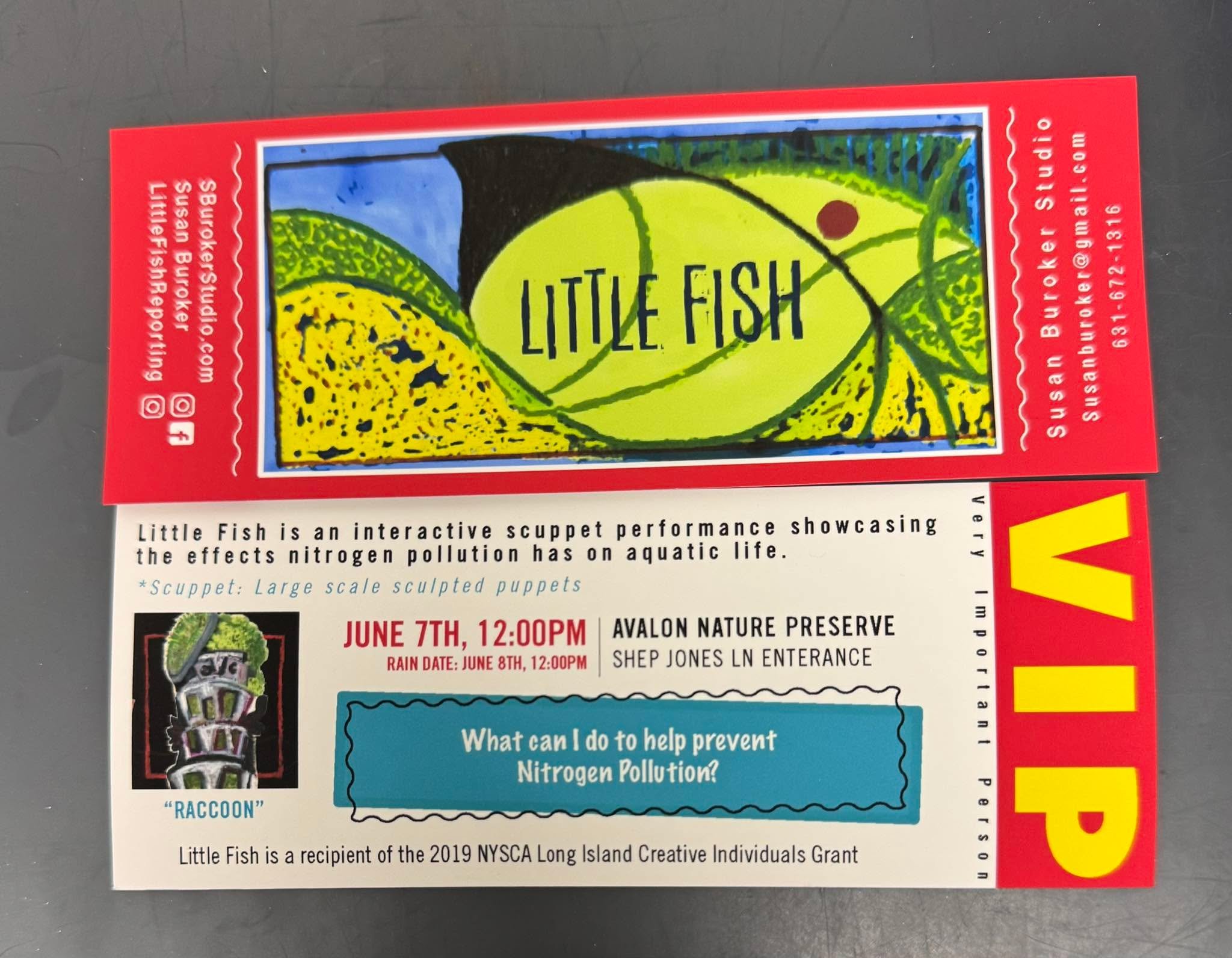 Avalon's Little Fish Performance is adapting to the weather! Today's show is rescheduled for tomorrow, June 8, at 2 noon. Join us for an exciting puppet-making workshop and live performance. Be there and be part of the fun! Come out and enjoy a creat