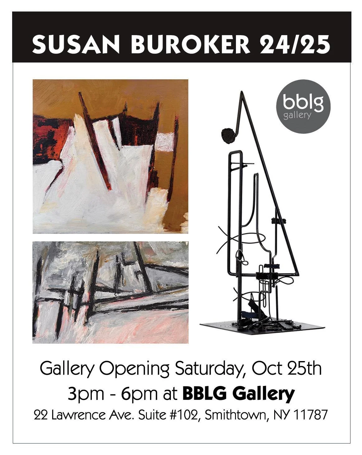 Join us in the gallery 10/25 3pm -6pm for great art, refreshments and friends. You won&rsquo;t be disappointed !