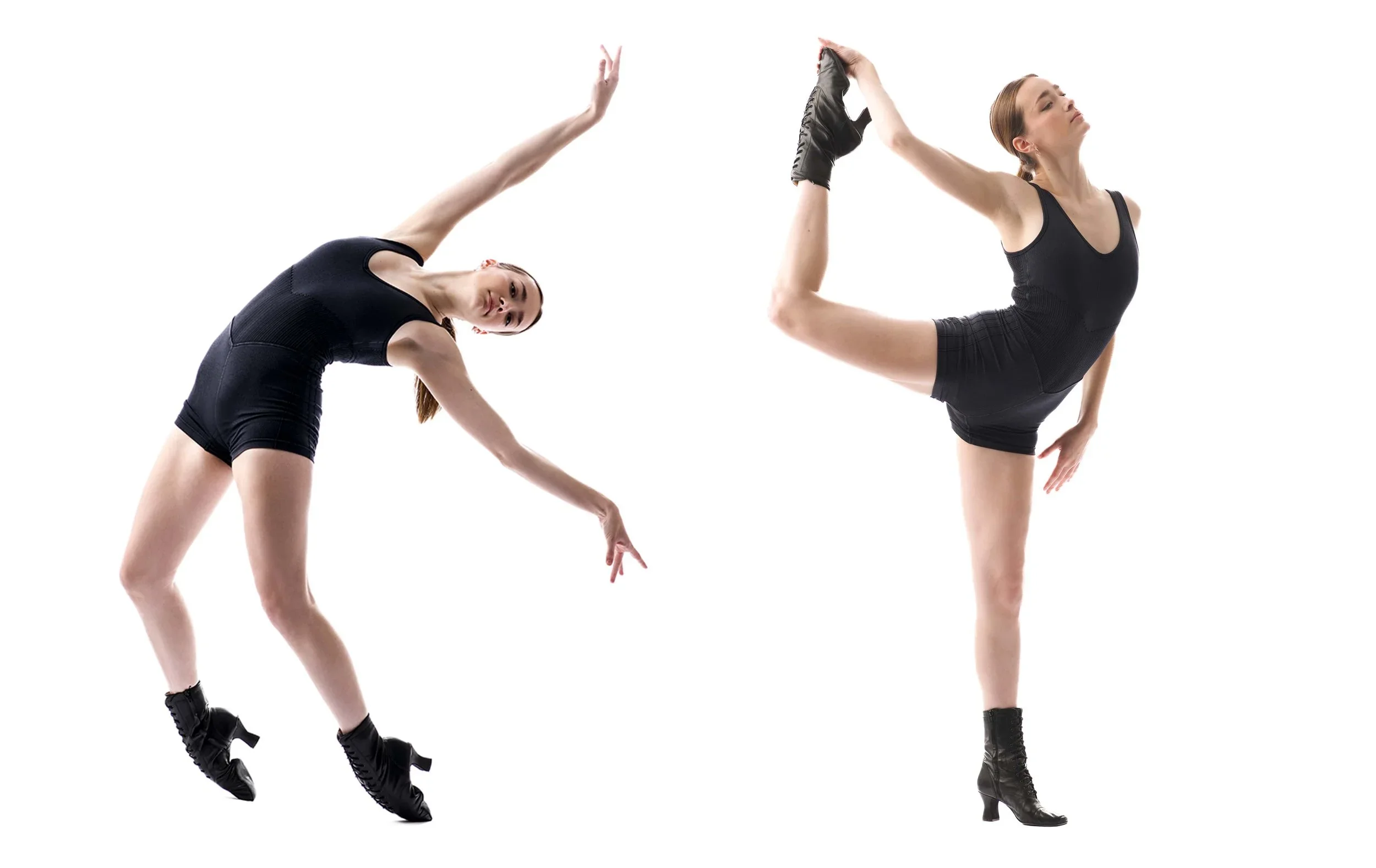 Dancer wearing black