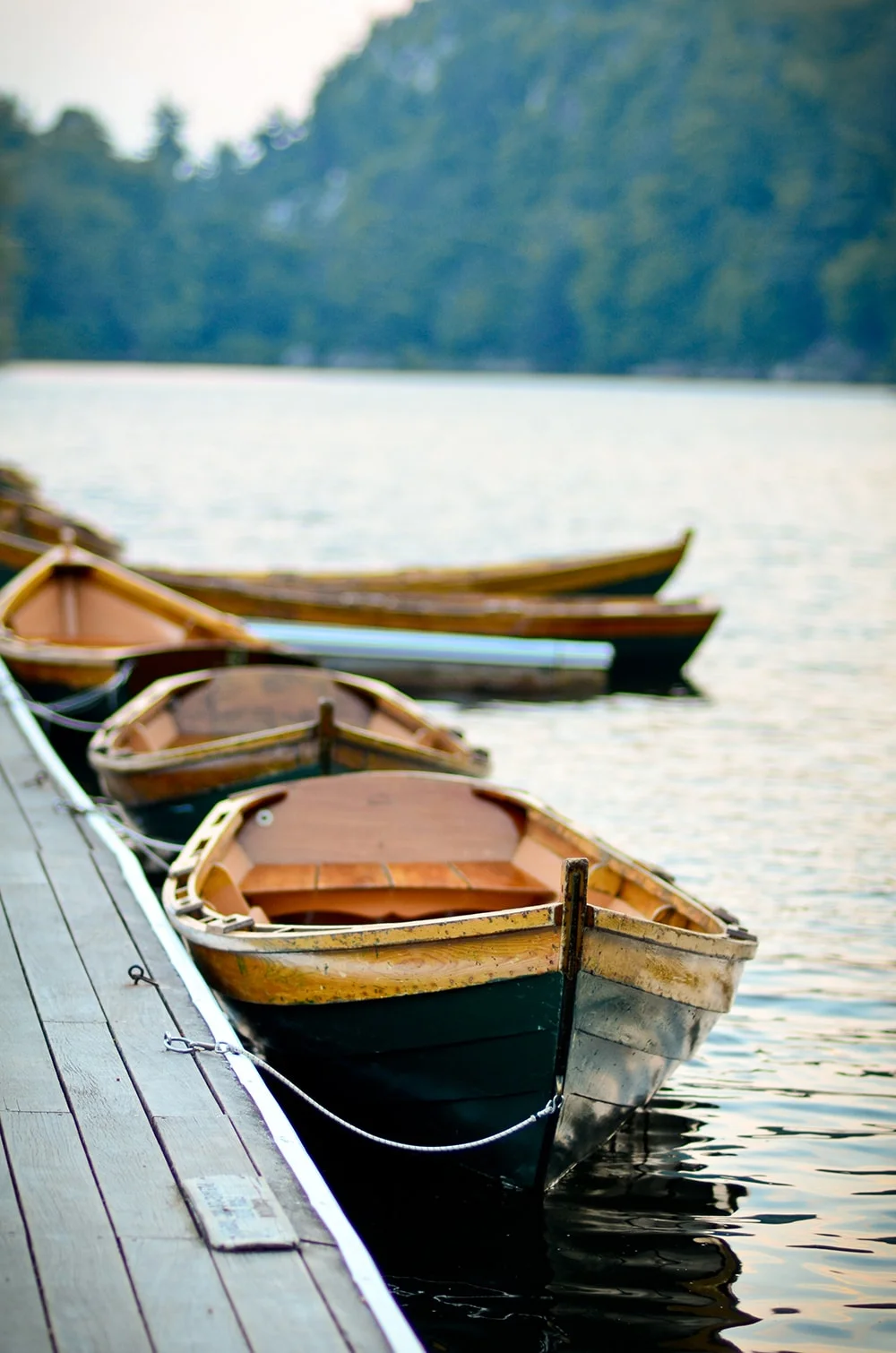 Boats in water