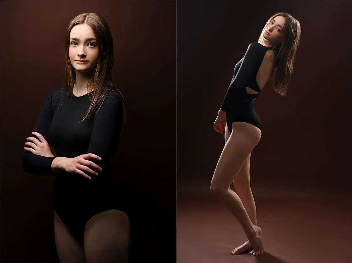 Posing for dance photography