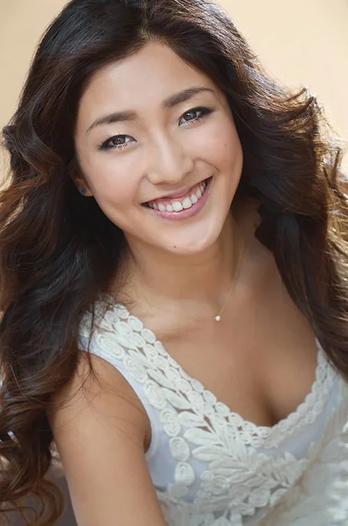 Happy female headshot