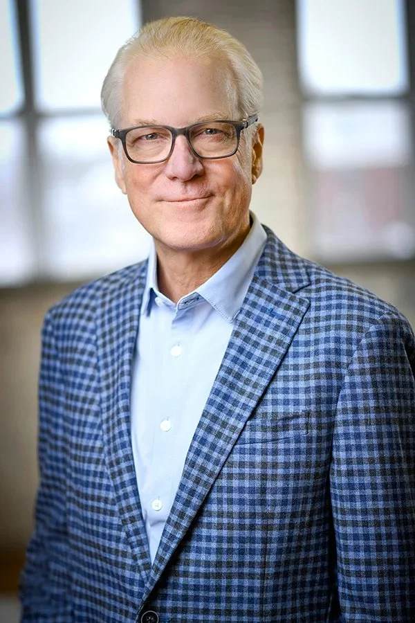 In studio male headshot 