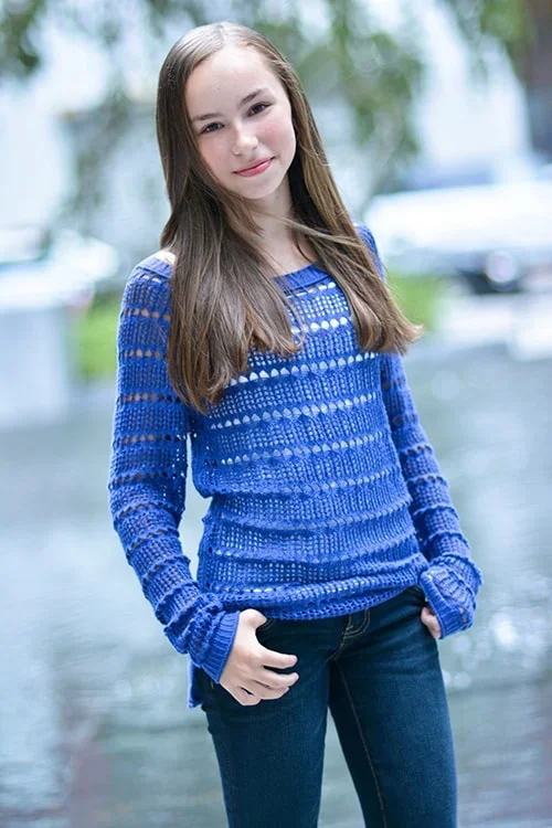 Standing outside teen headshot