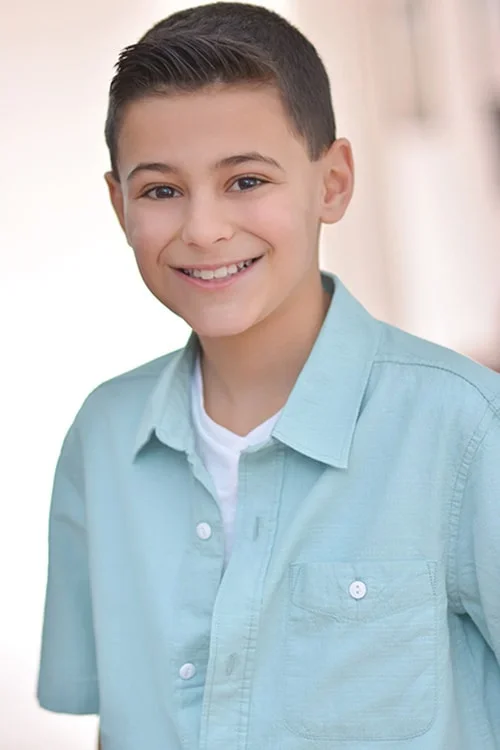 7 year old boy in blue