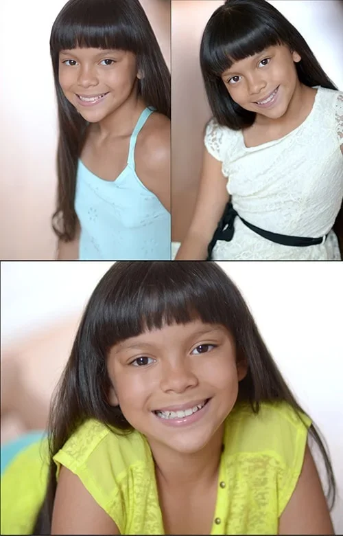 Collage of kids headshots