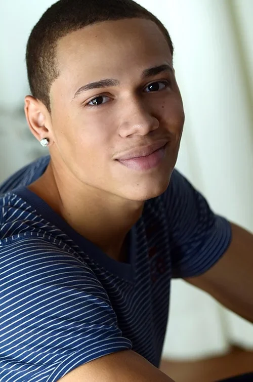 Close up teen headshot