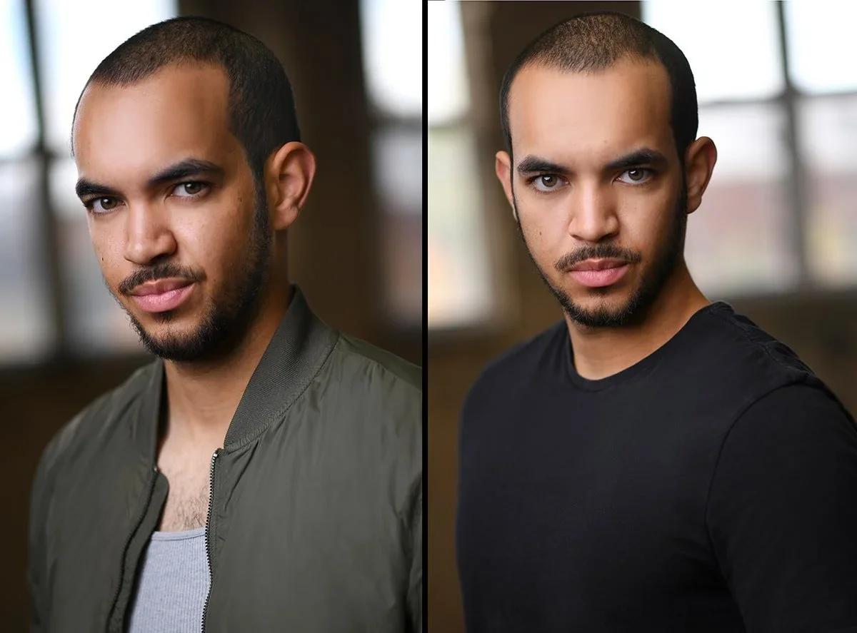 Serious looking headshot