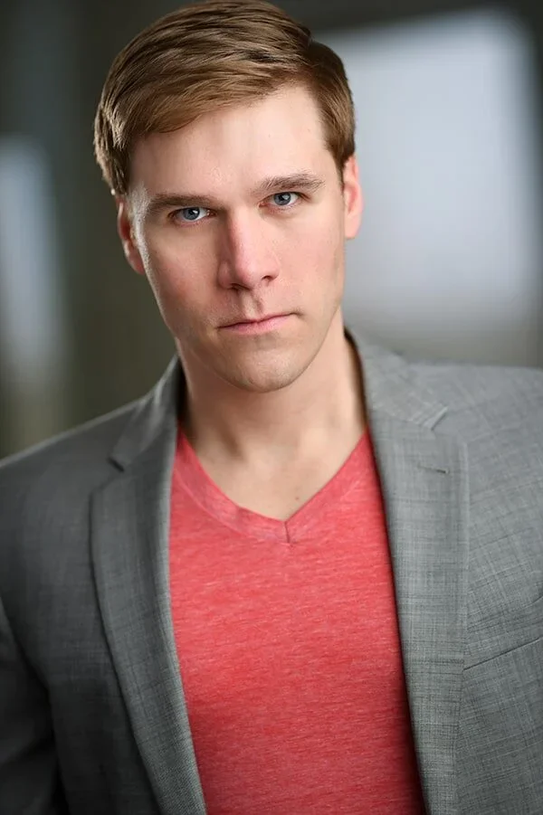 In studio performer headshot 