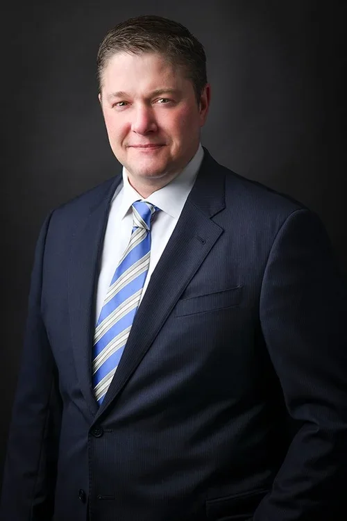 Serious looking male headshot