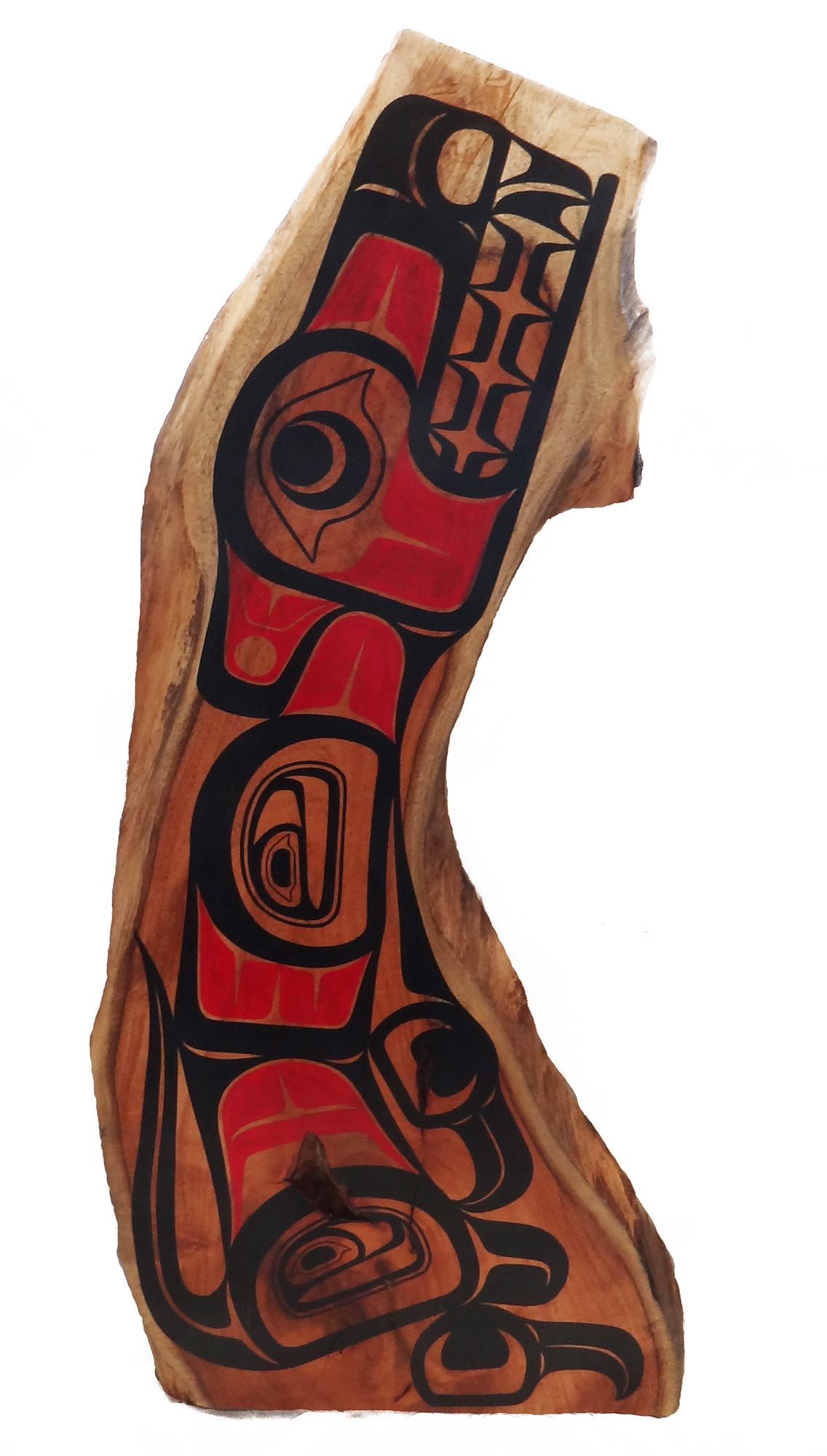 Wolf by James Johnson / Live Edge Mesquite 42" x 17"