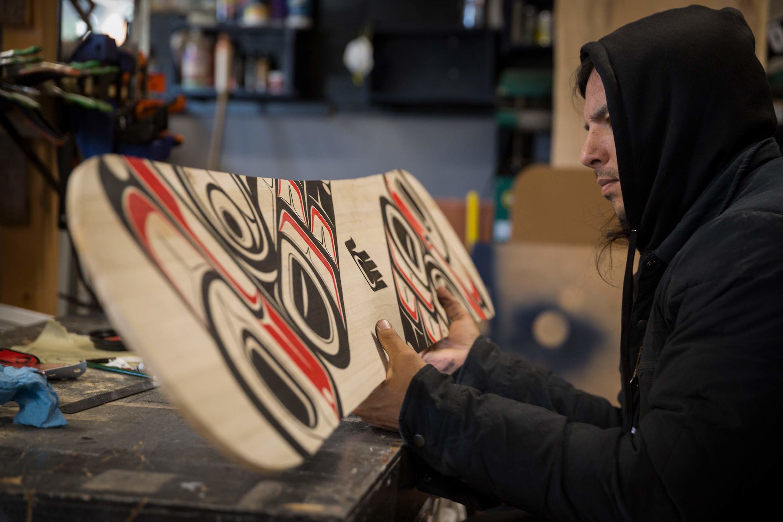Progress checking lines / photo: Ian Tetzner