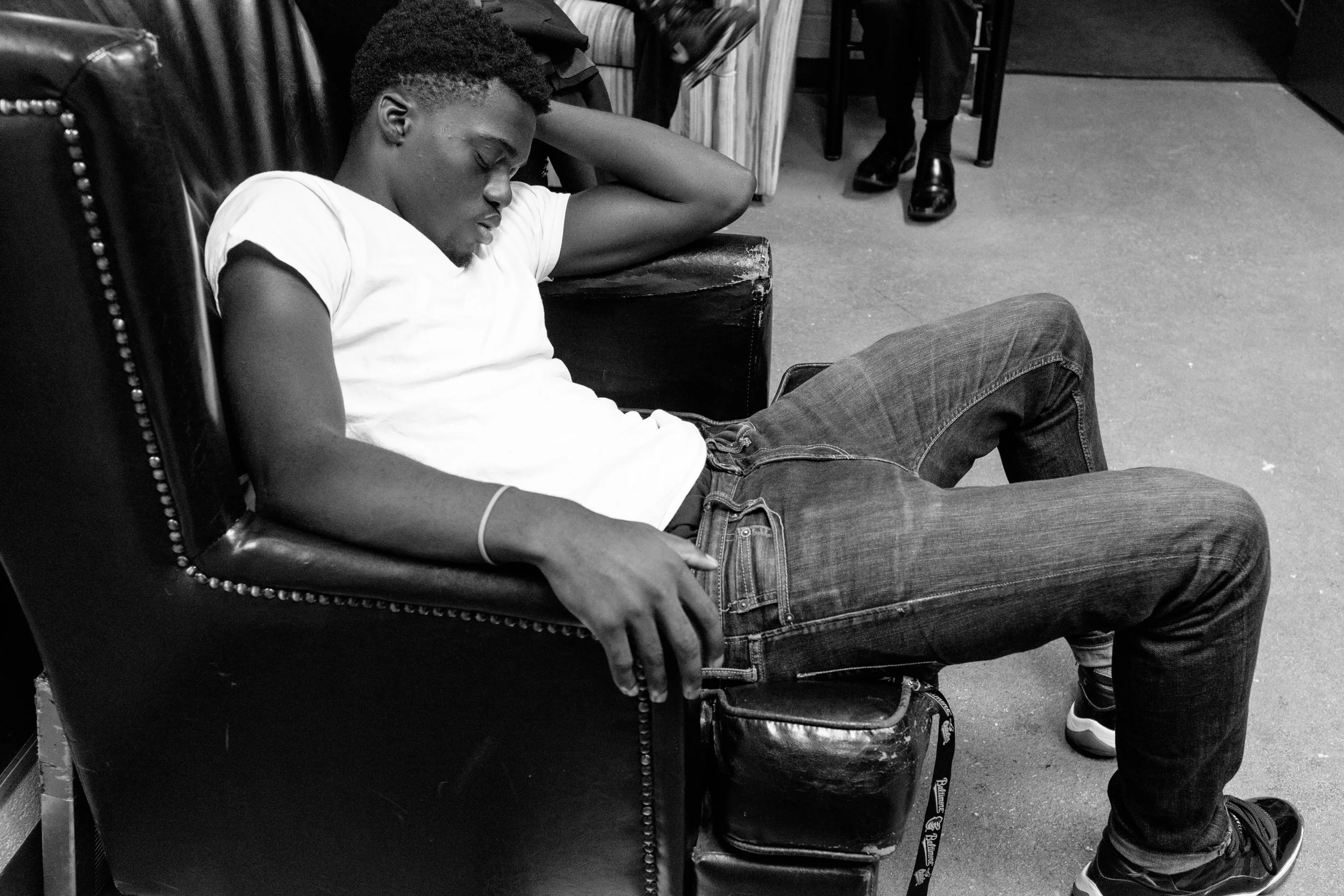  Napping, backstage of the Bethesda Blues &amp; Jazz Supper Club, Bethesda, Md. 