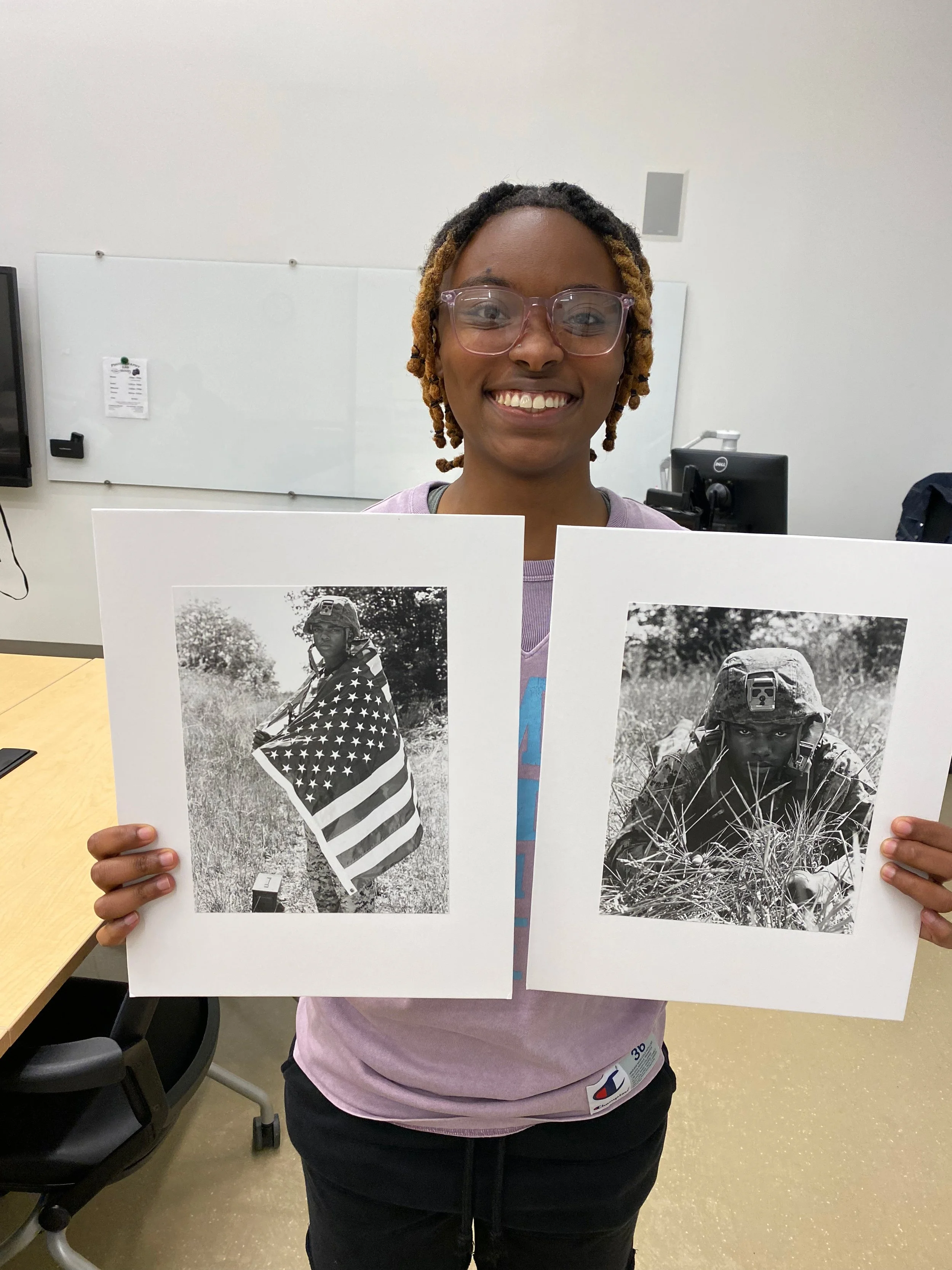  Northern Virginia Community College, Spring 2024 Black and White Darkroom Photography Portraits 