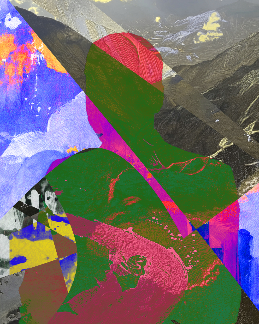  &nbsp;"Displaced Patterns: Layers of Control and Humanity"&nbsp;reflects on the systemic mechanisms behind deportations without due process, exploring the dehumanizing and disorienting effects of such practices. The repeated silhouettes of anonymous