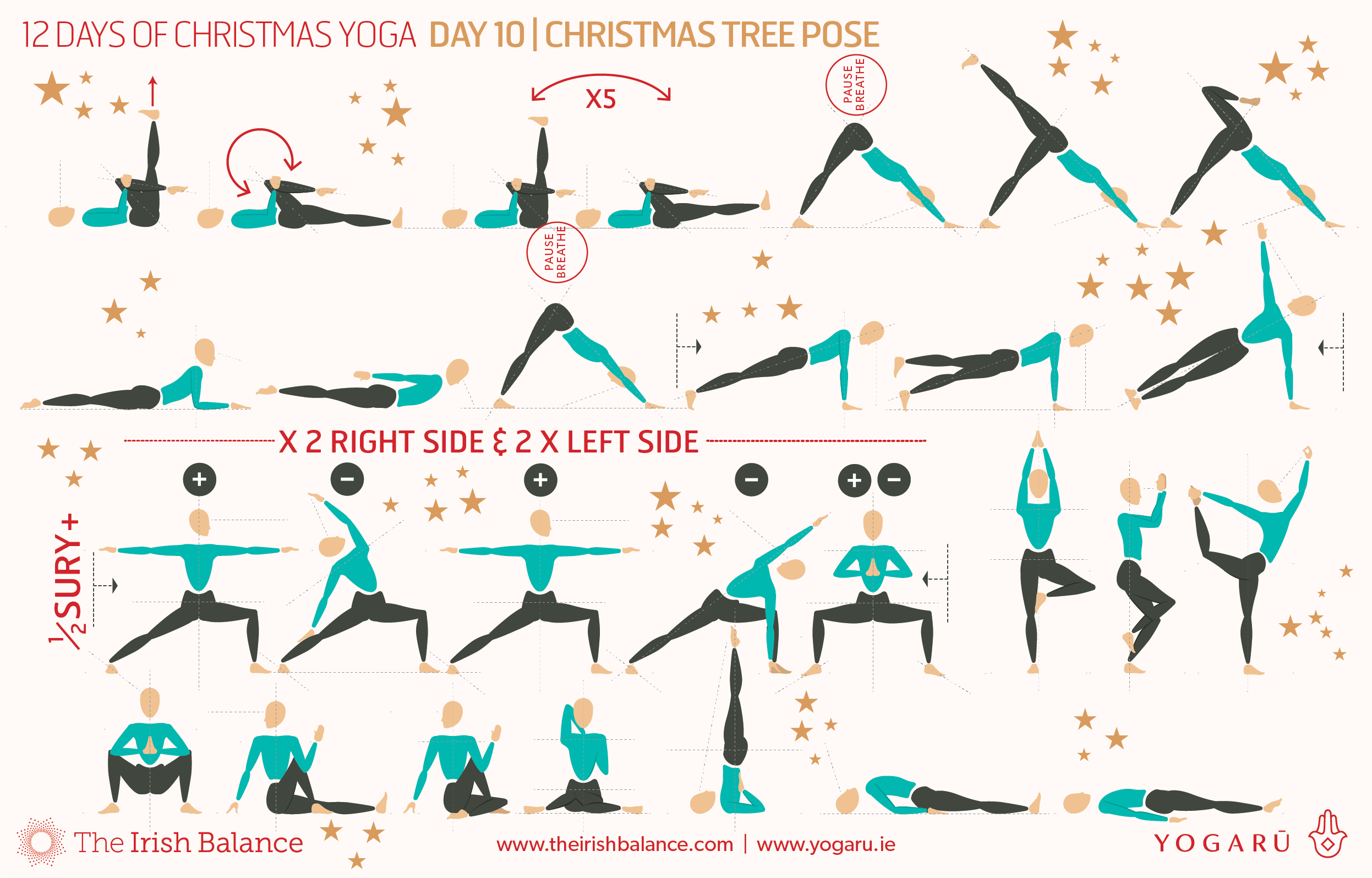 Christmas Yoga Cards and Printables  Clip Art Kids  TPT