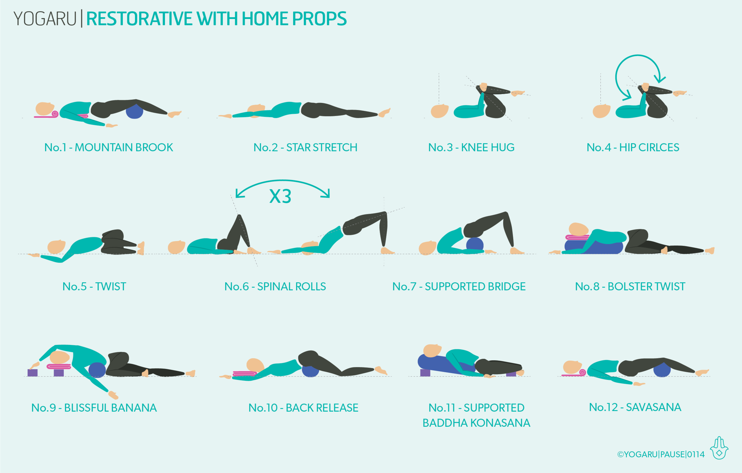 restorative yoga no props