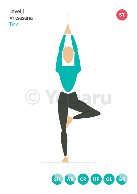 How to Do a Tree Pose (Vrksasana): Muscles Worked, Benefits, and Variations  – Fitness Volt