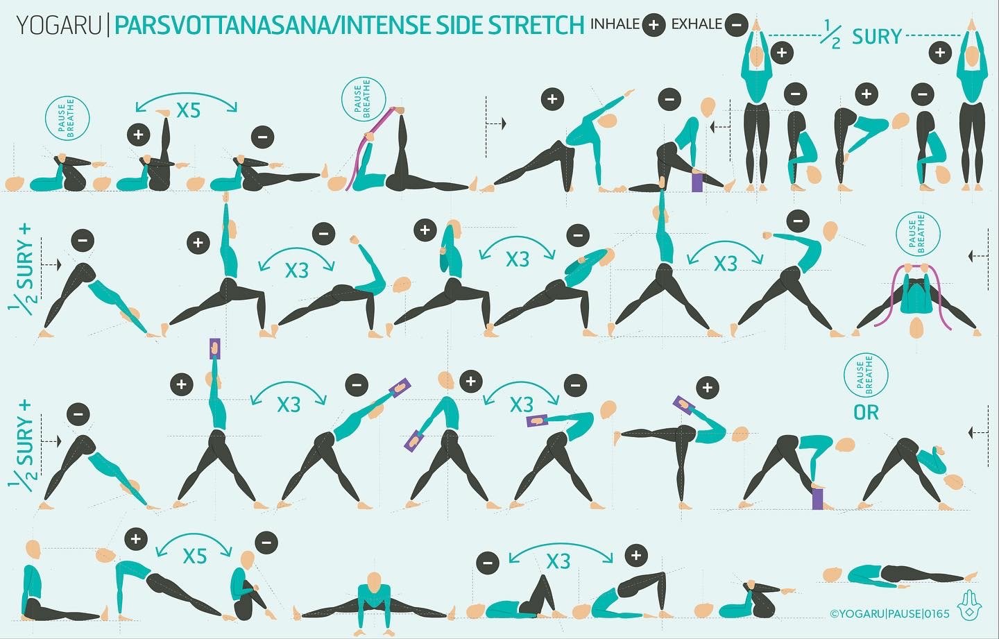 PARSVOTTANASANA - INTENSE SIDE STRETCH