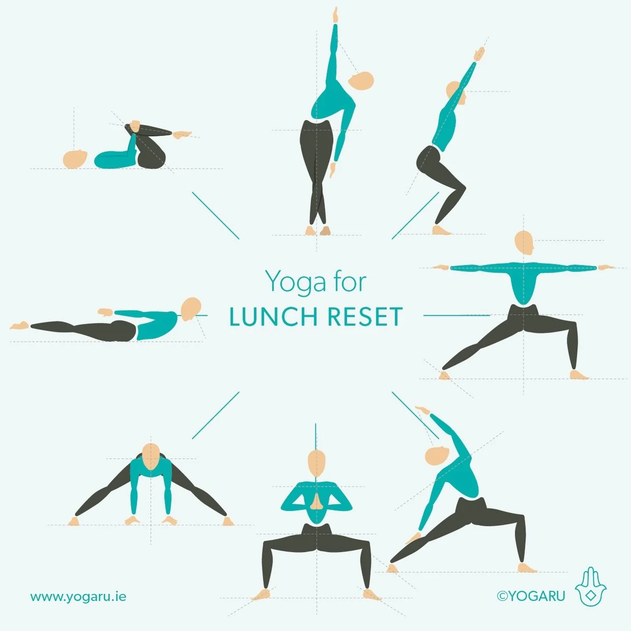 YOGA FOR LUNCH RESET. Taking a break mid way through your day and stretching your whole body will help avoid those stagnant aches, pains and poor posture. Try some of these eight poses to reset for a productive afternoon.

Sign up for my newsletter t