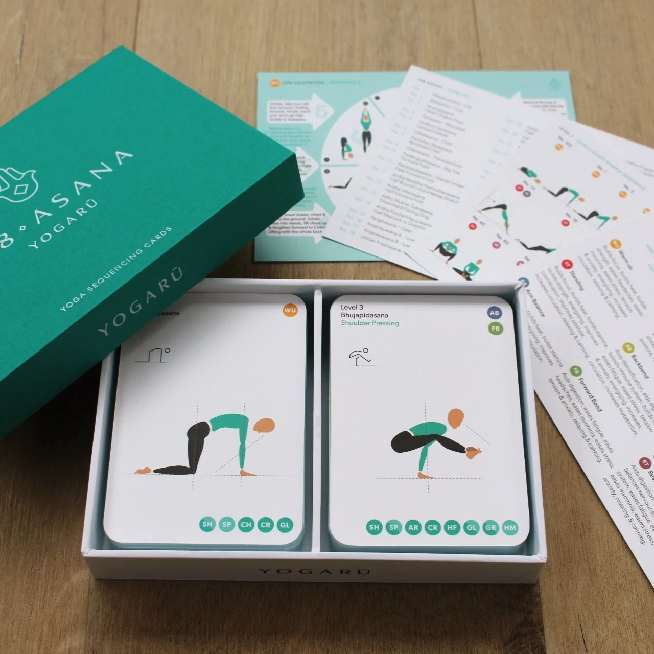 YOGA MADE EASY. Practise exactly what you need, when you need it with your own home practice.

My Asana Cards are the most extensive set on the market, giving you endless variety to build a practice you truly love. Plus, you&rsquo;ll find loads of su