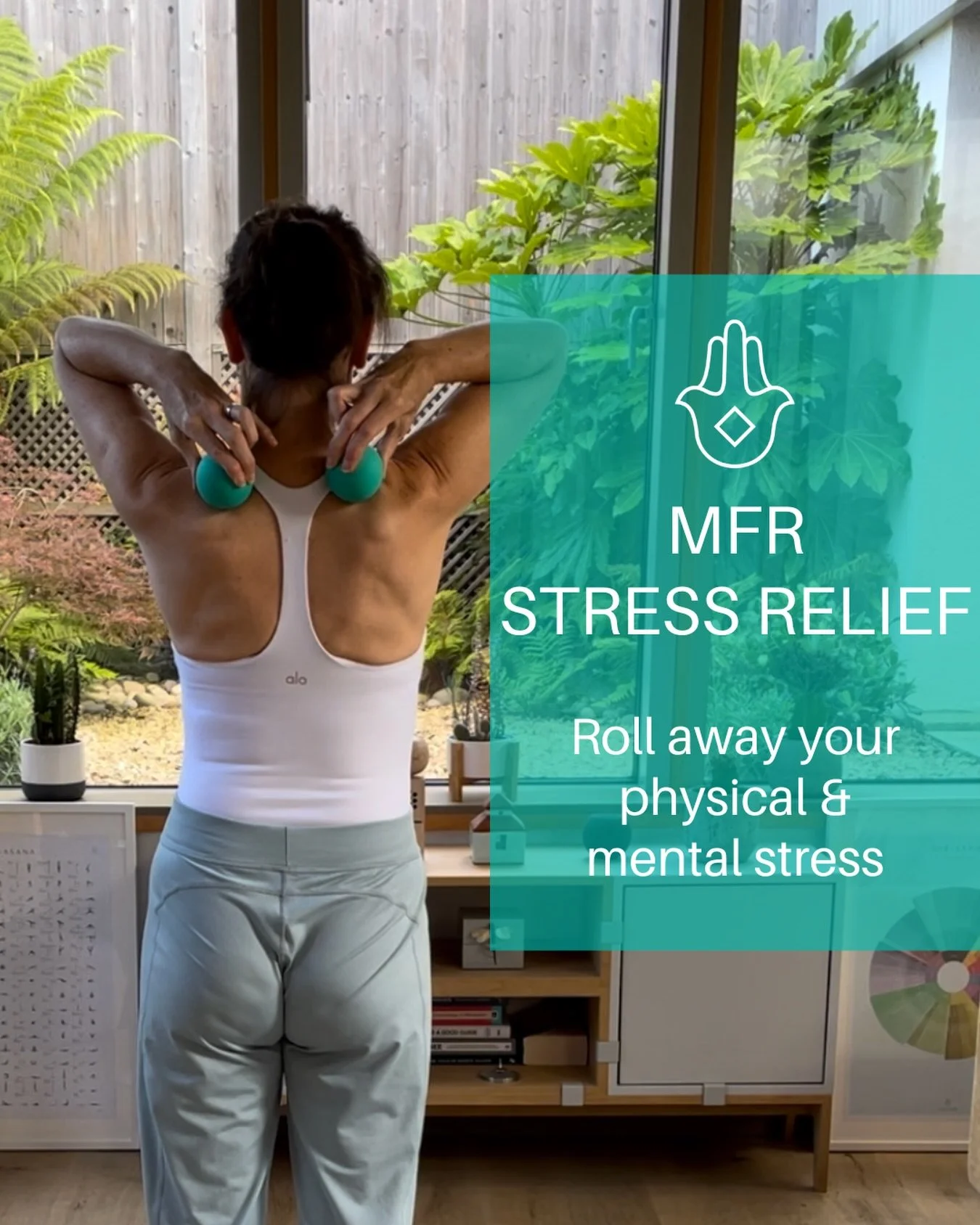 MFR STRESS RELIEF IN PERSON
Roll away your physical &amp; mental stress.

Modern life can leave us feeling wired, tense, and mentally overloaded. This in-person Stress Relief Myofascial Release (MFR) Workshop gives you practical, effective tools to u