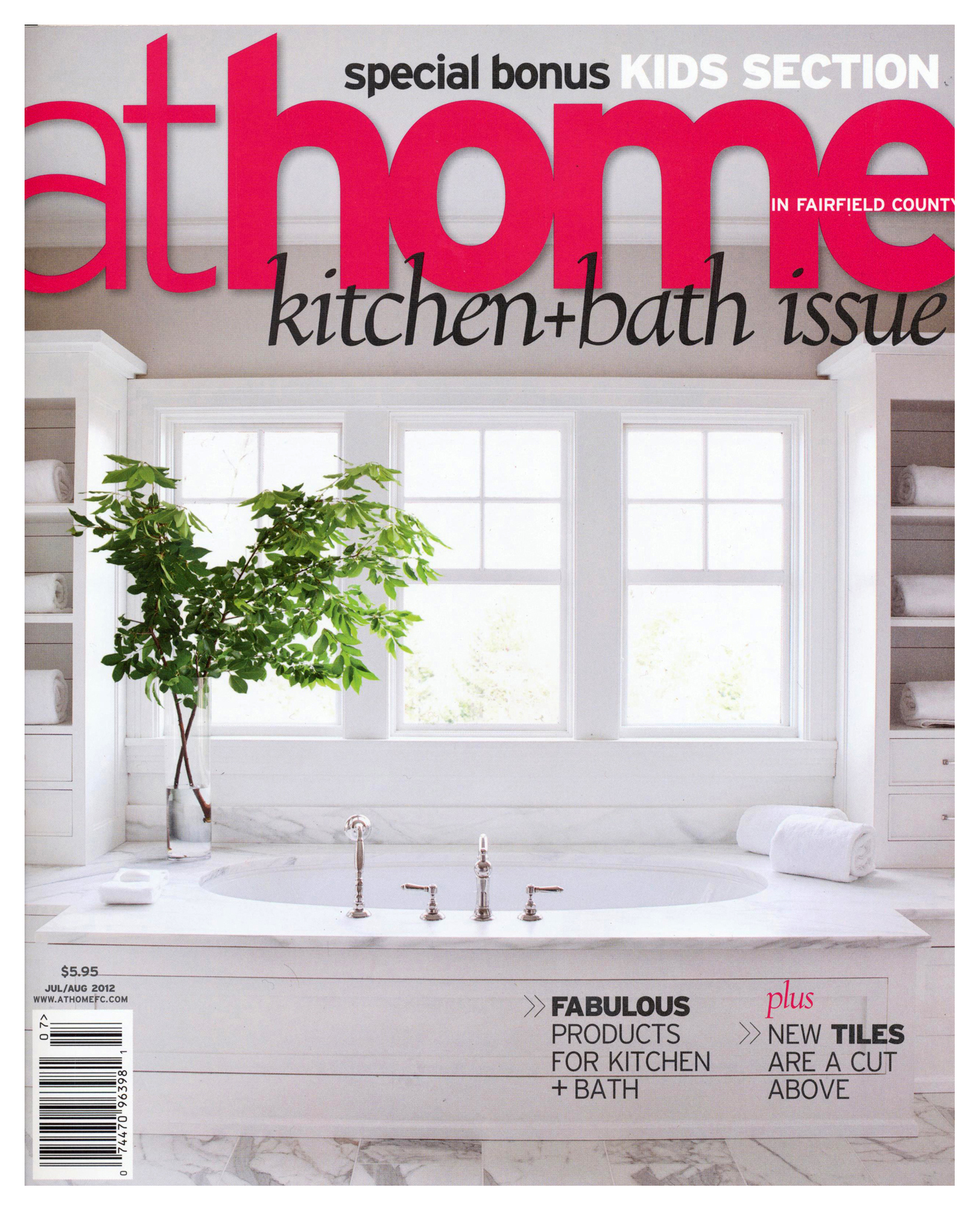 Design Edge Cover Athome  Magazine July/ August 2012