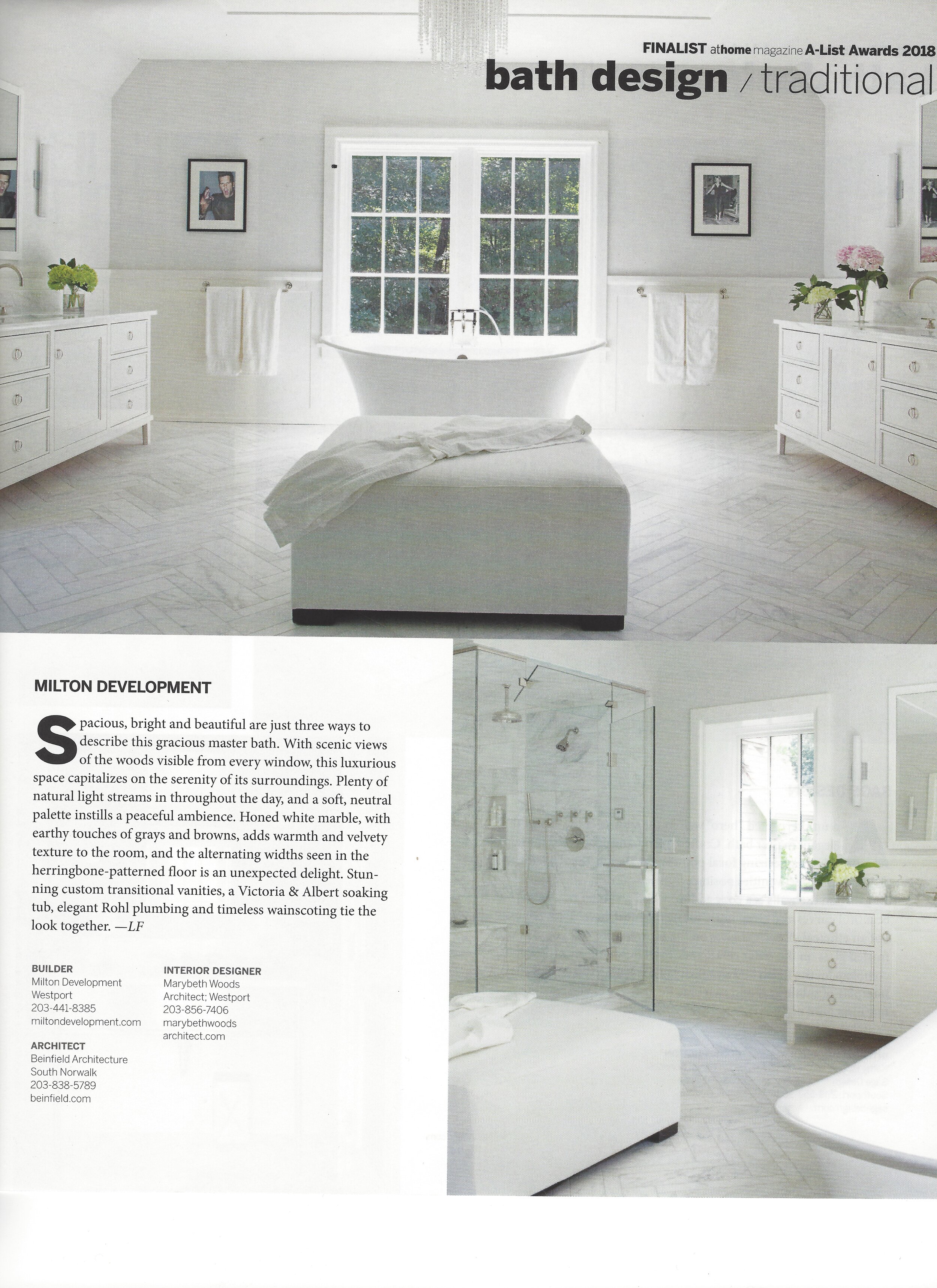 2018 Alist Traditional Bath
