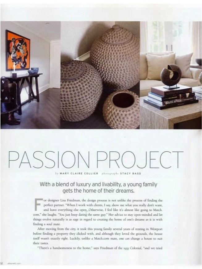 Passion Project atHome  July/August 2014