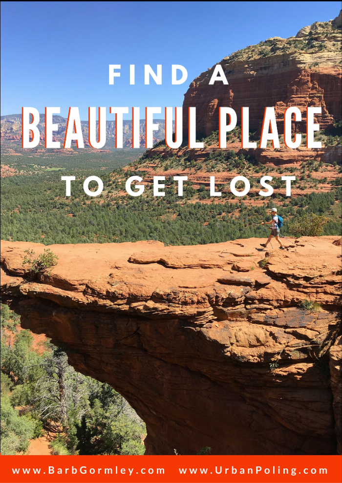 Here's the latest place I've ventured with my poles: Devil's Bridge, Sedona, Arizona,