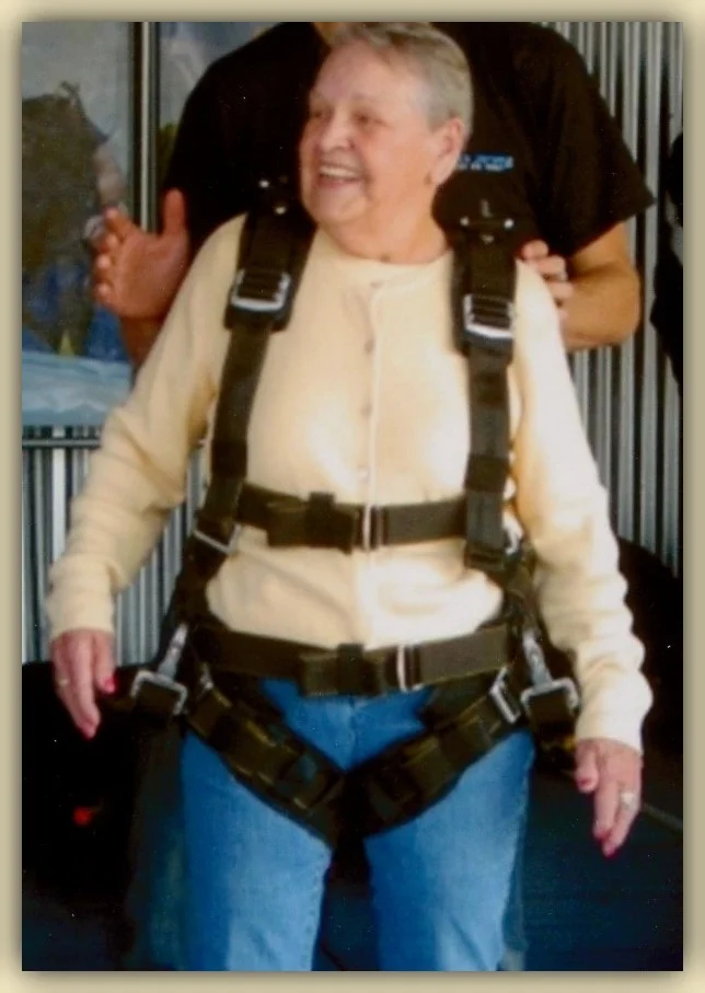 Betty ~ Skydiving at 80