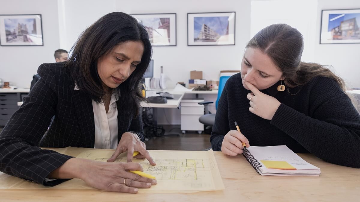 CEO Bhakti Bania and Senior Designer Katie Shipman bringing ideas to life in our new space. 🌟✨ 📸 Jodi Miller
&bull;
&bull;
&bull;
&bull;
&bull;
#PreschoolExpansion #EducationDesign #bbcodesign#architecture #interiors #interiordesign #design #bbco#c