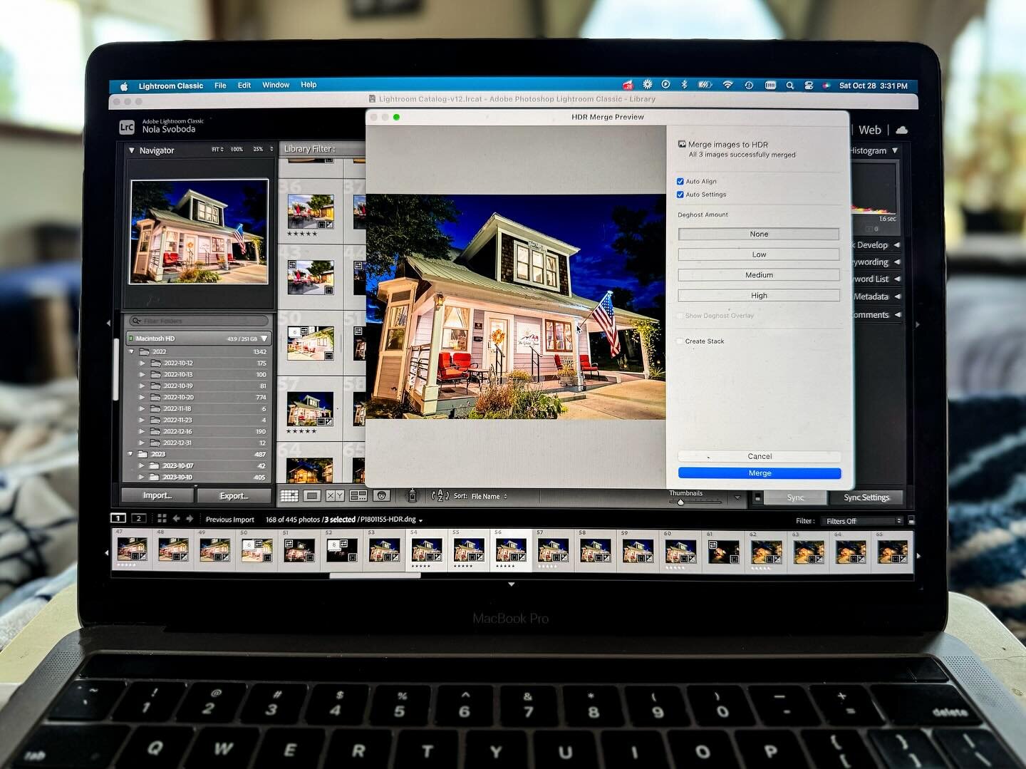 When you have every intention of NOT being inside or behind the computer all weekend&hellip;but the weather outside turned frightful.

Editing is by far every real estate photographer&rsquo;s favorite part of the process (she said sarcastically&helli