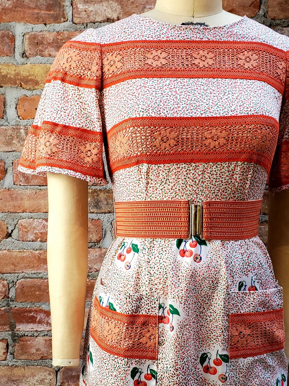 Vintage Cherry Dress City Opera Thrift Shop Vintage Cherry Dress City Opera Thrift Shop