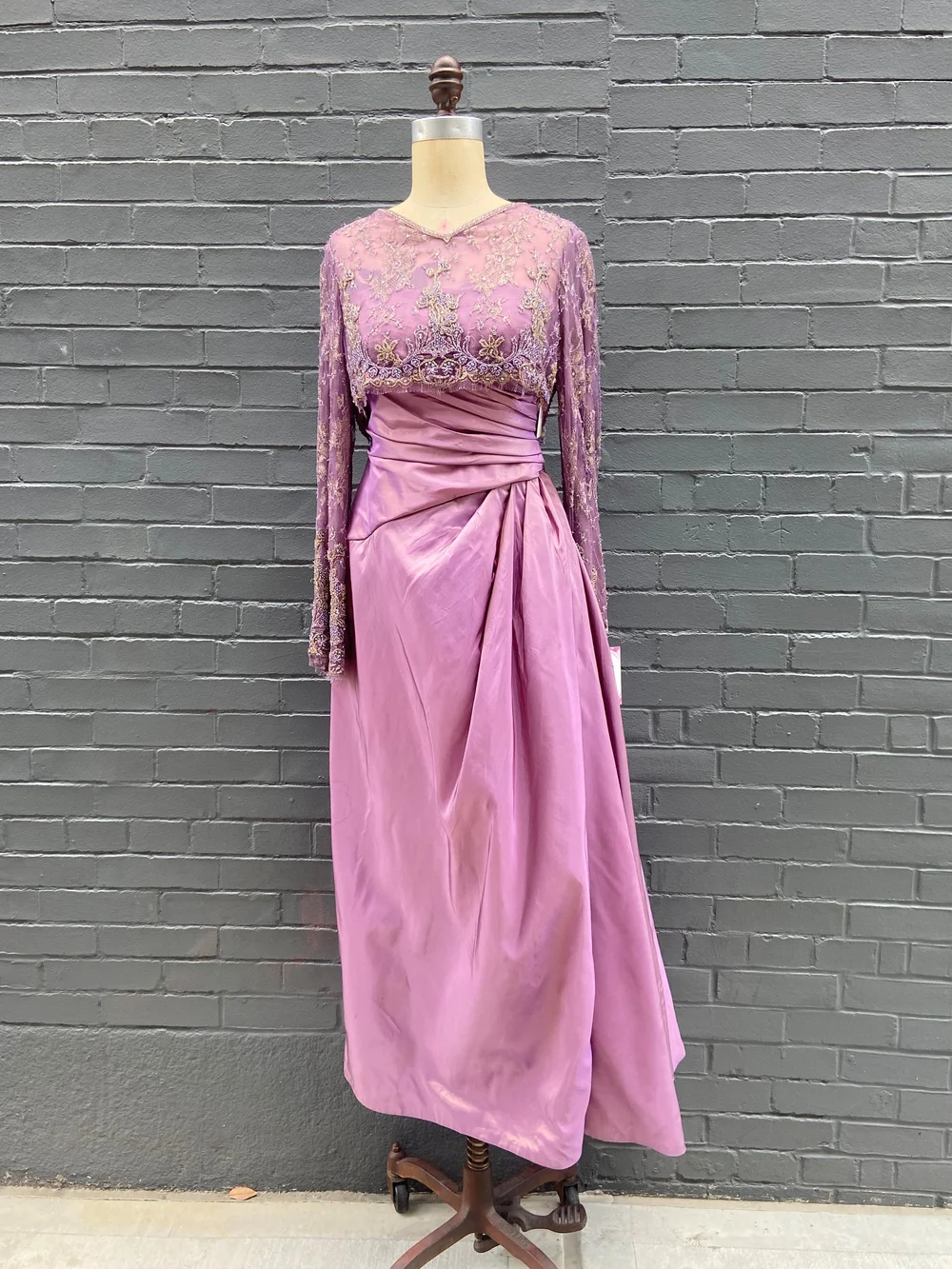 90's Michael Casey Beaded Gown  City Opera Thrift Shop