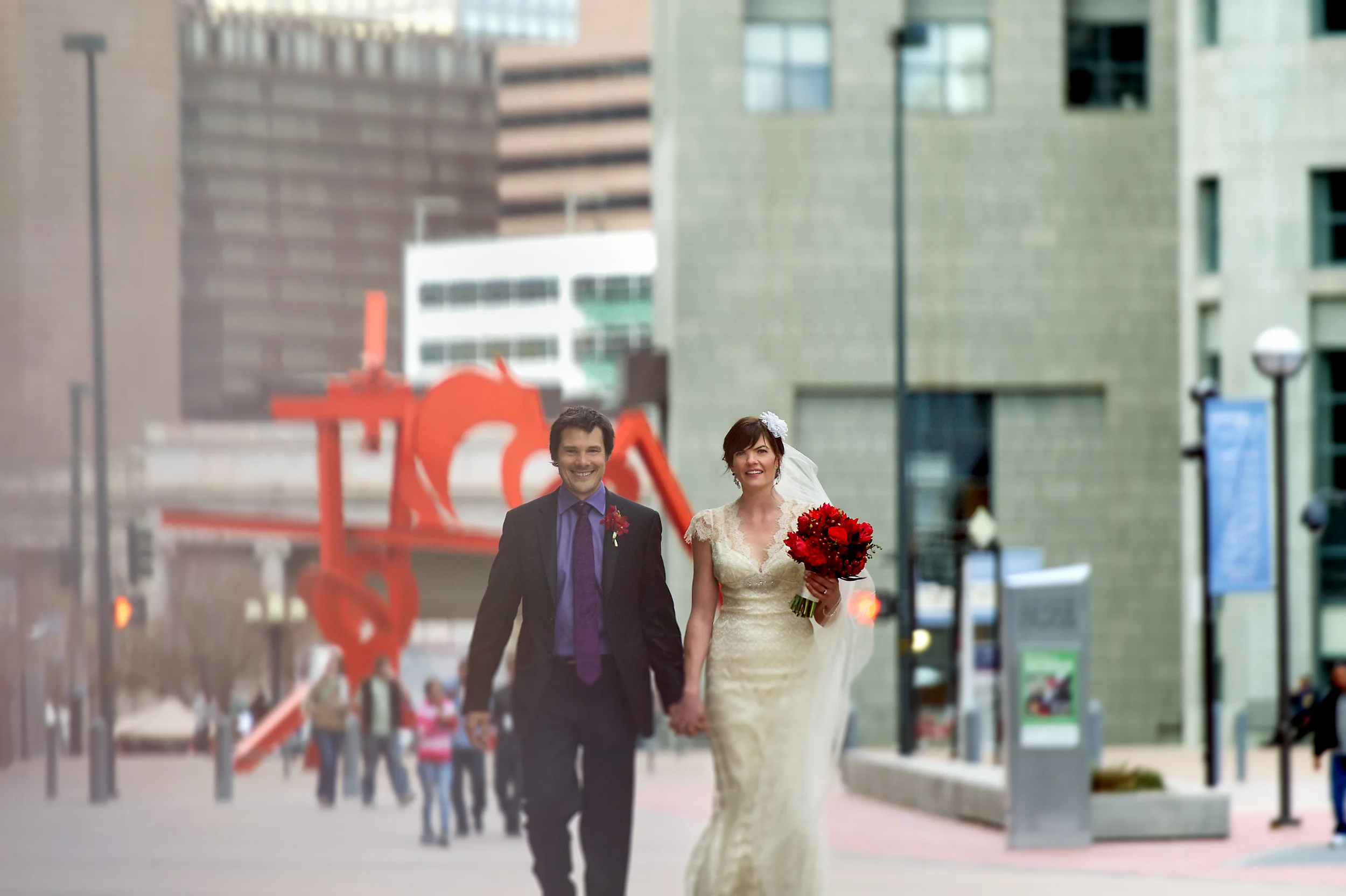 {LWD Bride} Laura + Dan's Urban Romantic Denver Art Museum Wedding