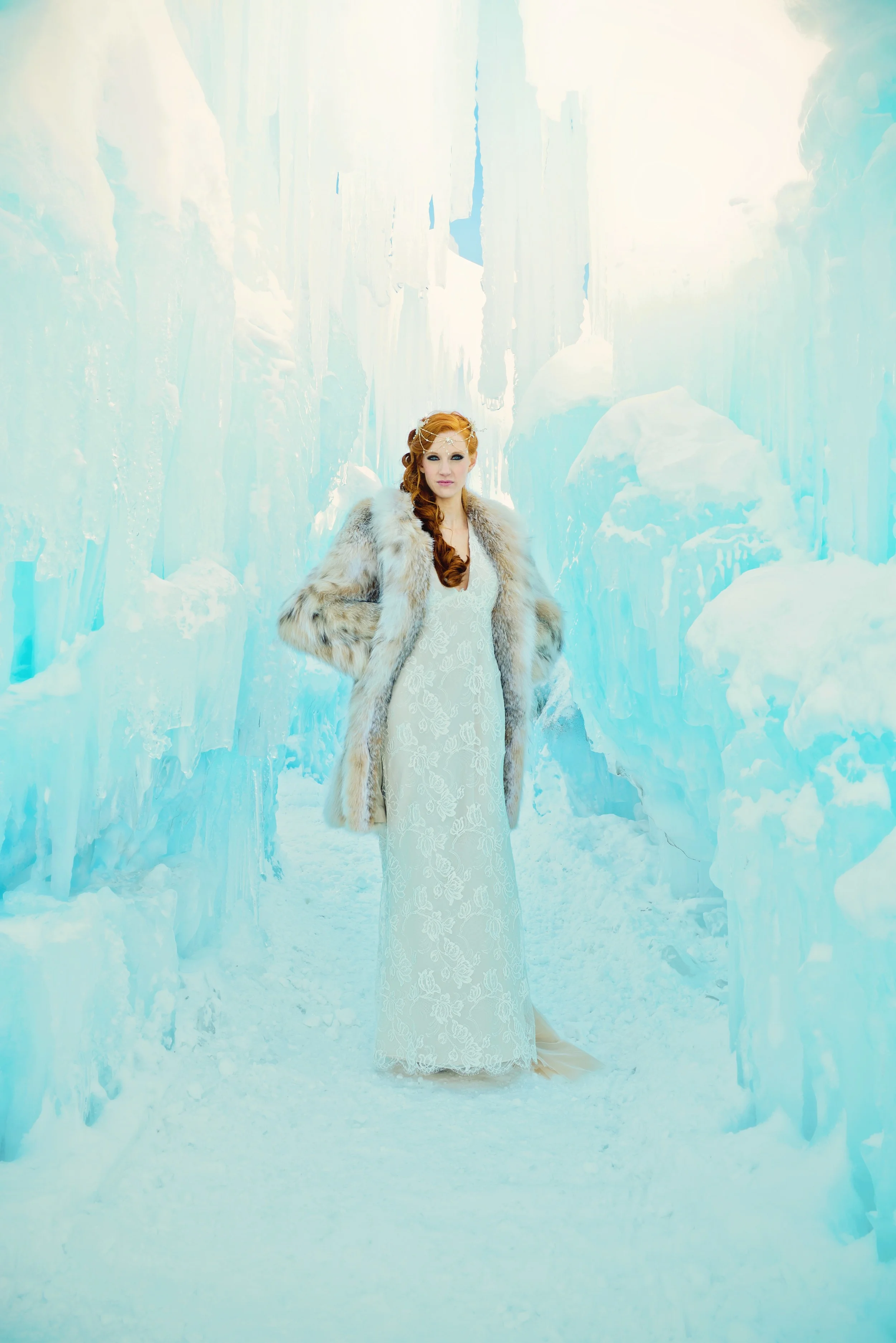 Styled Shoot at the Breckenridge Ice Castles