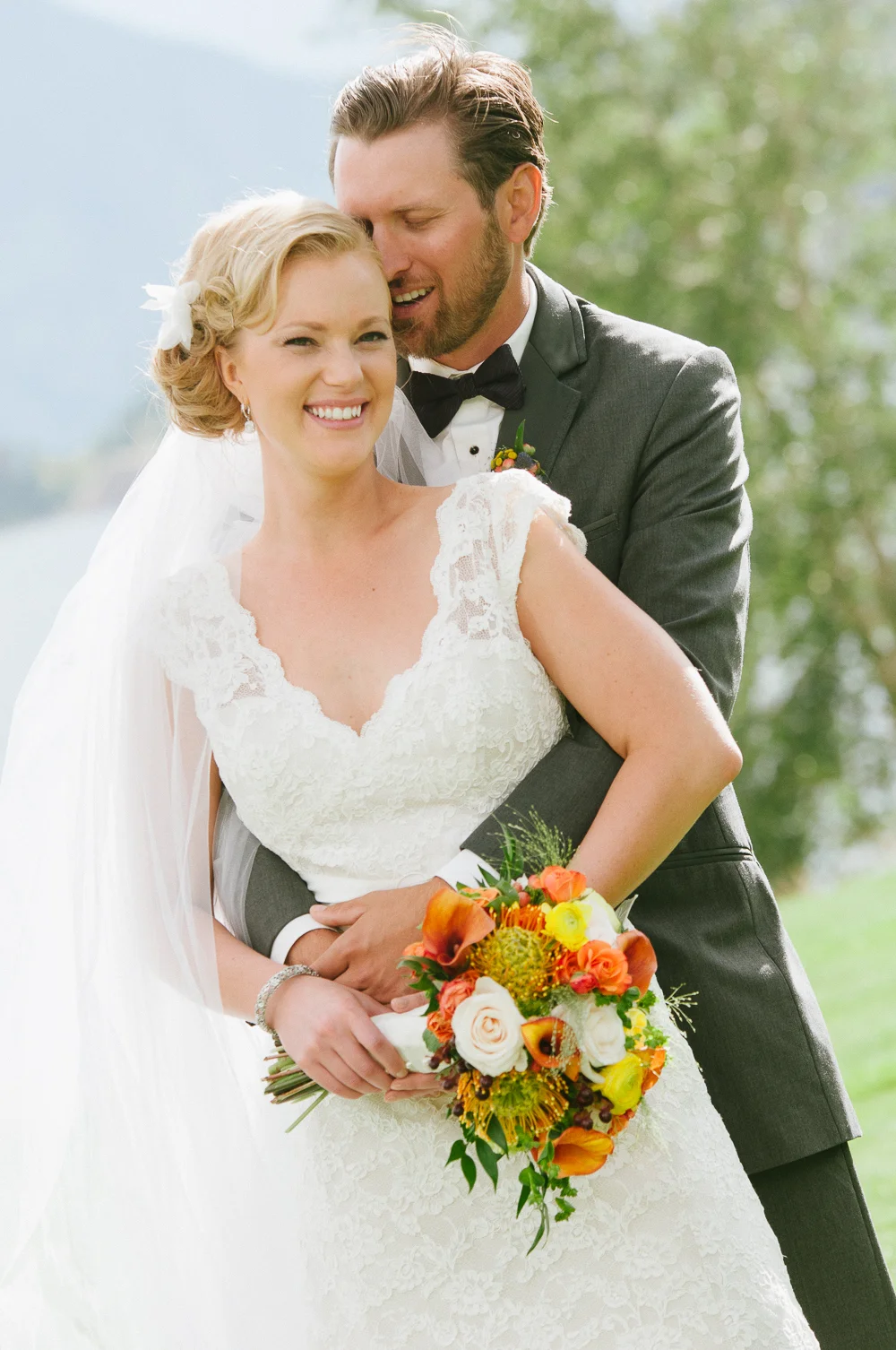 LWD Bride: Sara's Mountain Lakeside Wedding
