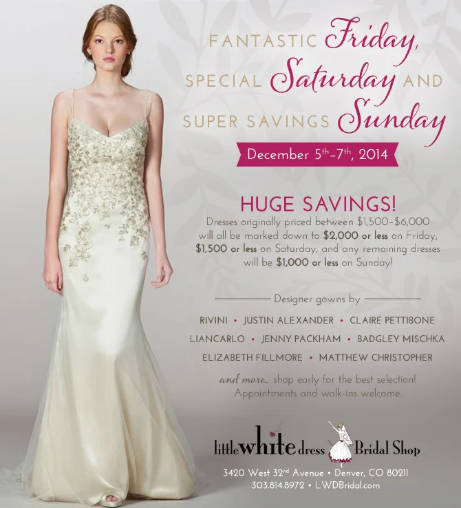 The Biggest Sale EVER at Little White Dress!