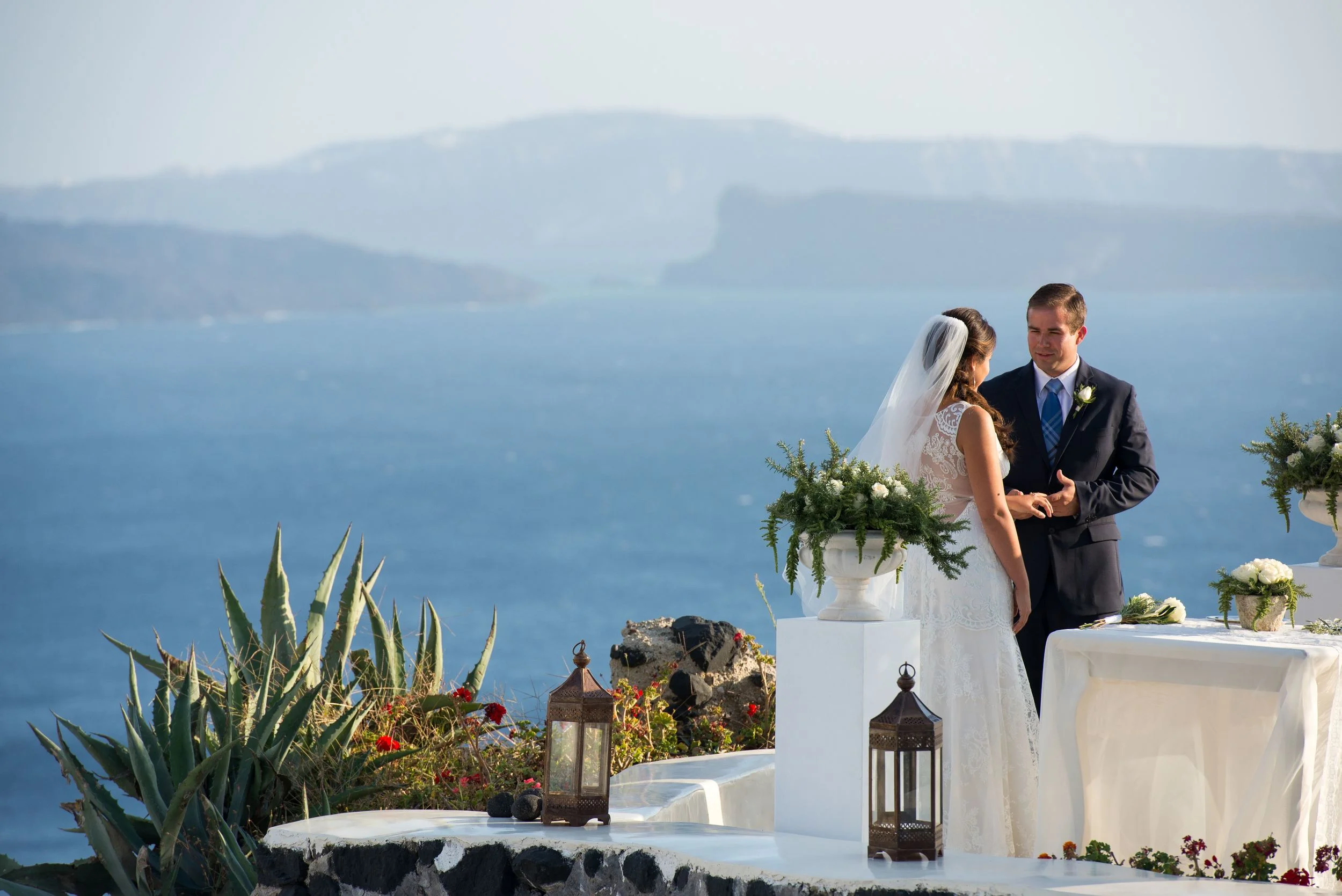 LWD Bride: Courtney's Santorini, Greece Elopement