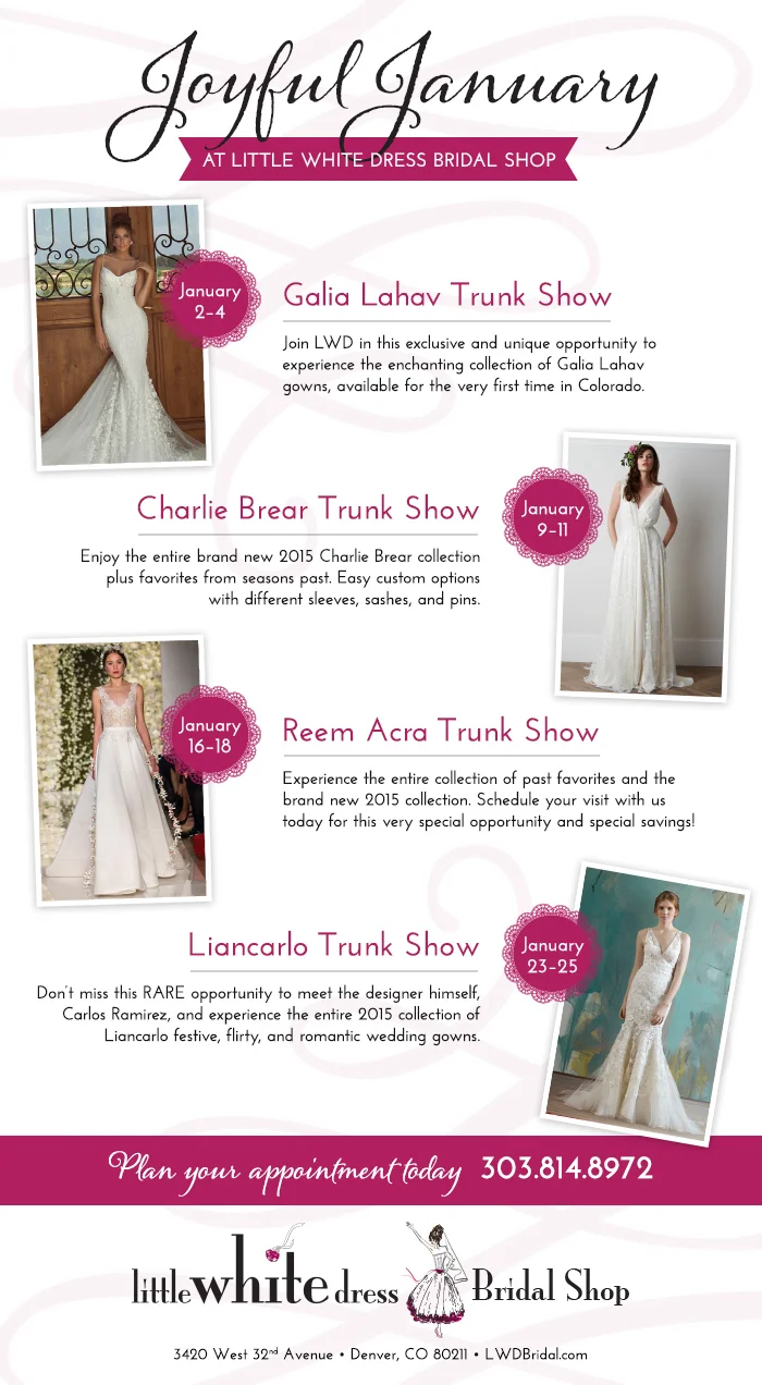 Joyful January at Little White Dress!