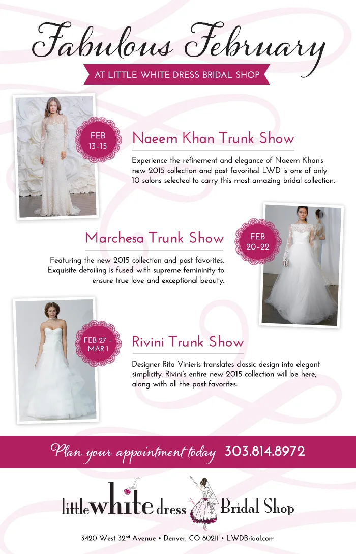 Fabulous February at Little White Dress!
