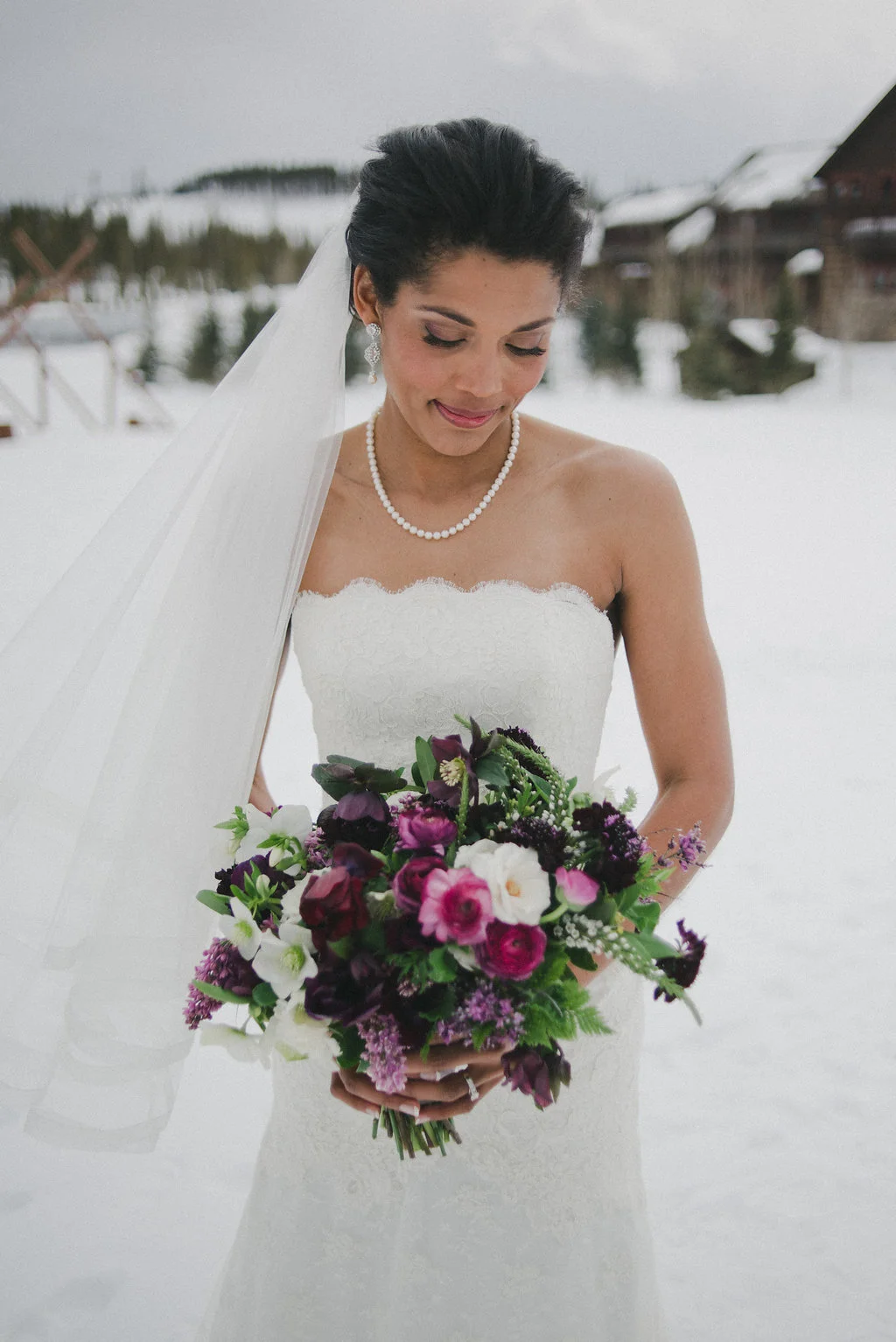 LWD Bride: Geri + Mike's Winter Devil's Thumb Ranch Wedding
