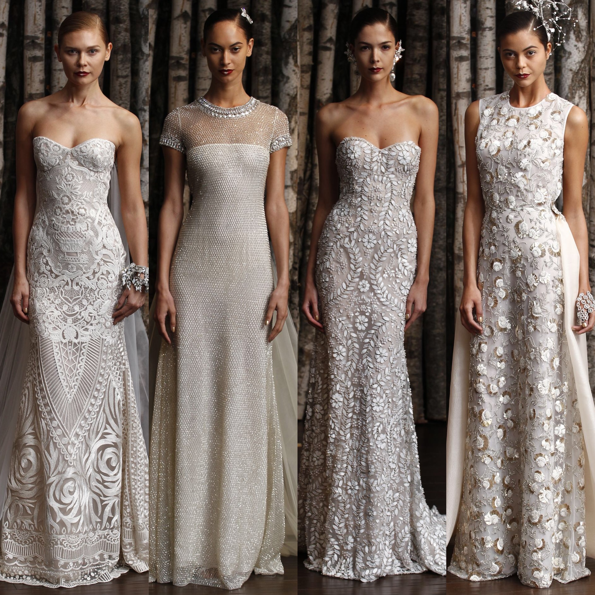 Naeem Khan Little White Dress Bridal Shop Denver Colorado