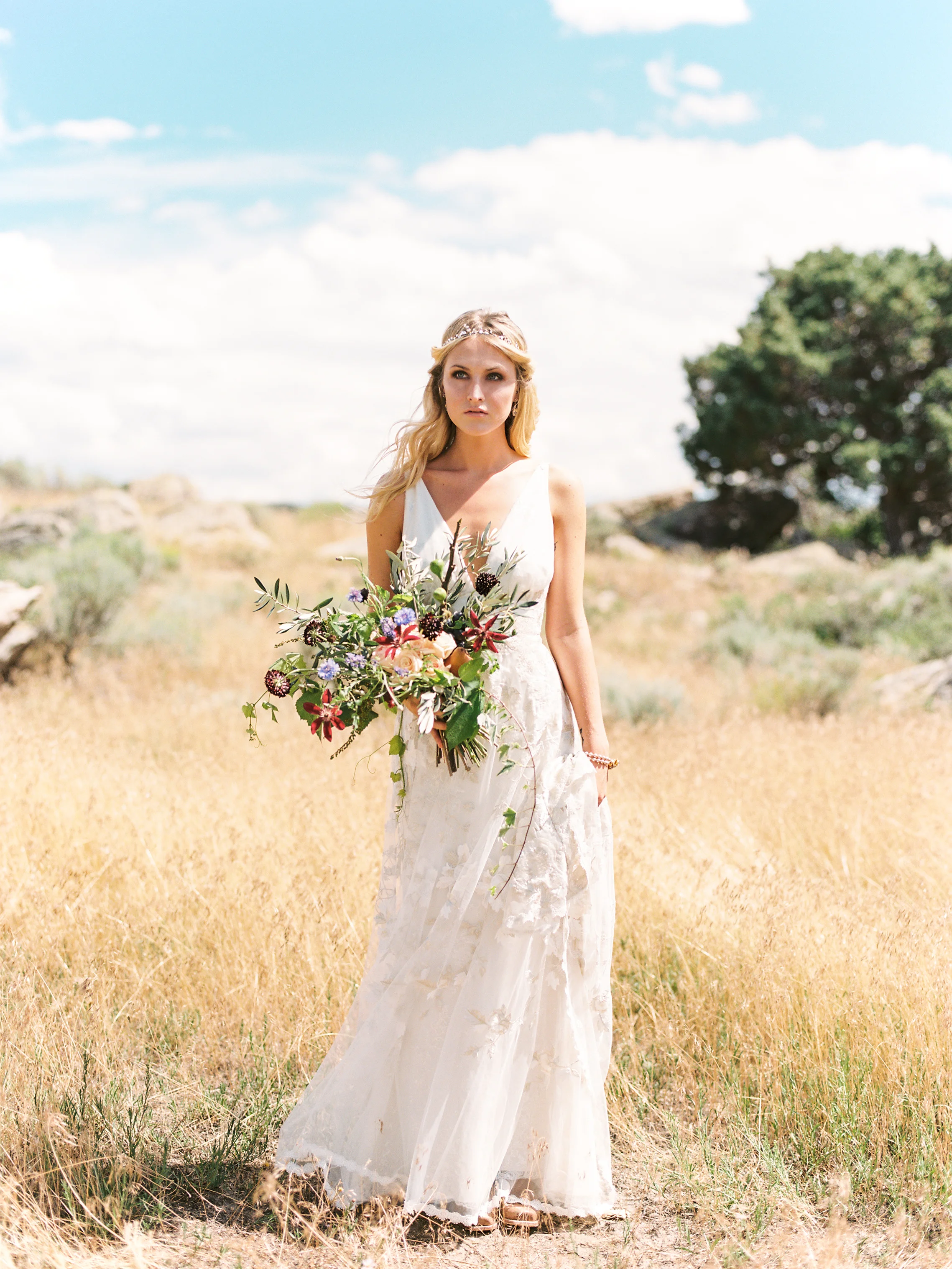 Bohemian Wedding Inspiration at Brush Creek Ranch in Wyoming