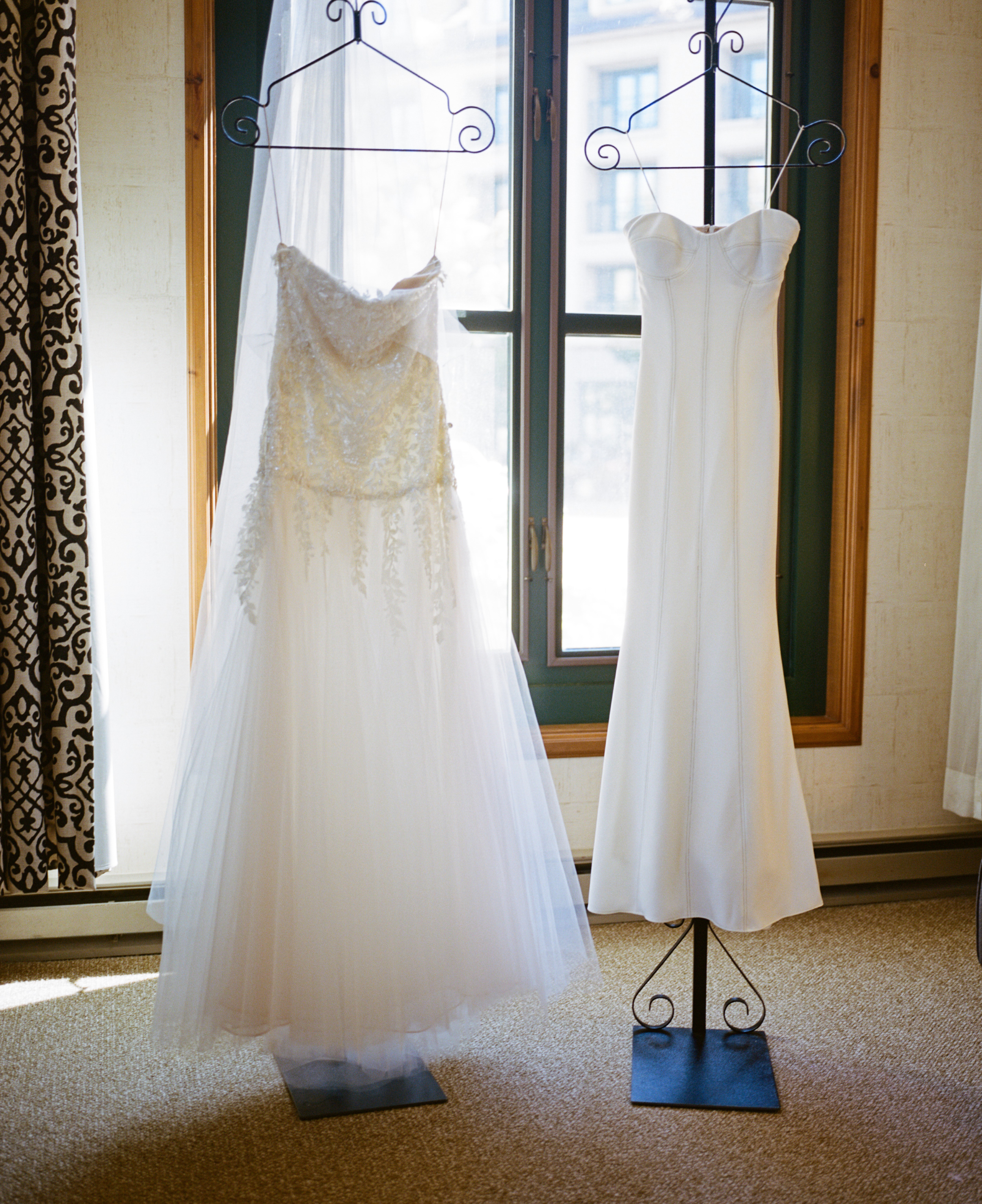 Kelly + Josh | Fall wedding at the Park Hyatt Beaver Creek | Dresses by Reem Acra and Rivini from Little White Dress | Ash Imagery
