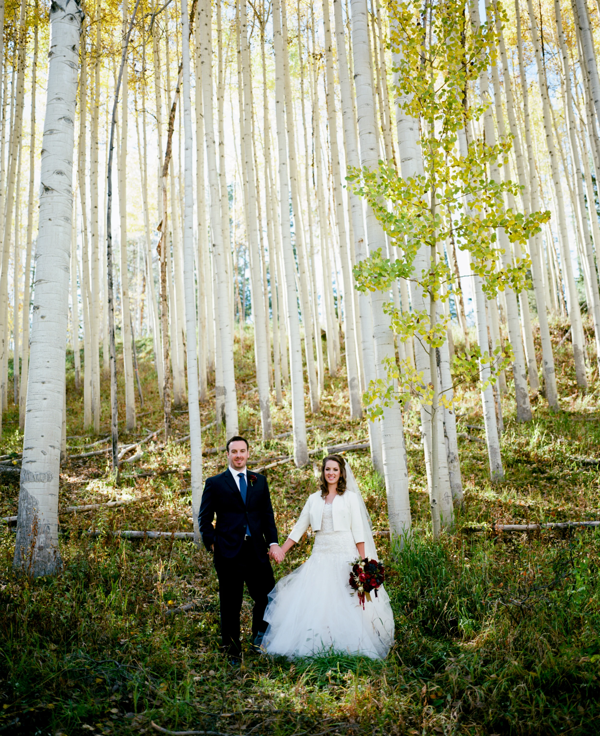 Kelly + Josh's Fall Wedding in Beaver Creek