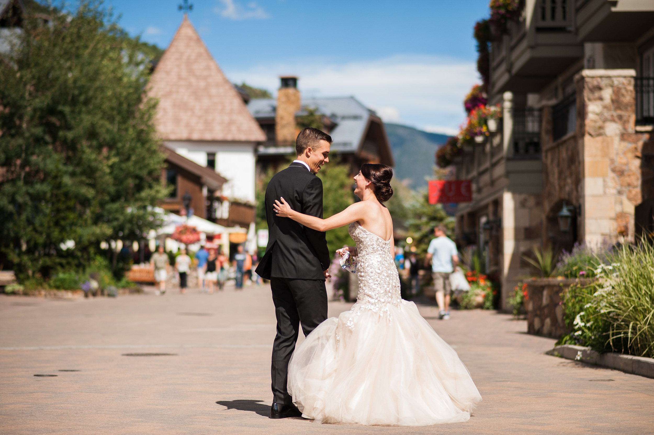  Jessica + Derek's wedding at the Four Seasons Vail | Gown by Liancarlo from Little White Dress Bridal Shop in Denver | Doug Treiber Photography 